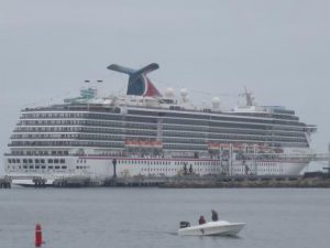 The 'New' passenger ship in the berth next to the 'Old One' above