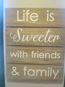 A sign in a diner on the way to San Diego.... Made me wonder what sweeter meant????