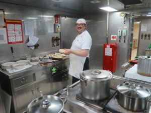 Always good to have a happy smiling chef!