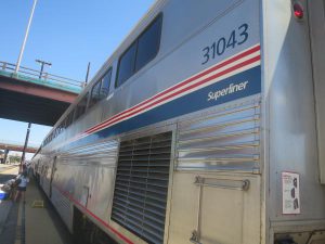 My Amtrak home for 27 hours to Chicago